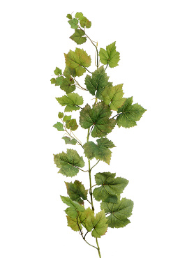 Виноградная ветвь-гирлянда натуральная