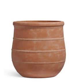 Кашпо TREEZ ERGO - Italica - Высокая чаша - Терракот 