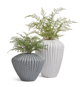 Сет № 107 - Композиция с папоротниками в кашпо Treez Effectory Moho