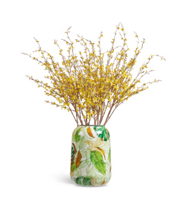 Сет № 157 - Композиция с форзицией в кашпо Treez Effectory Savage Garden