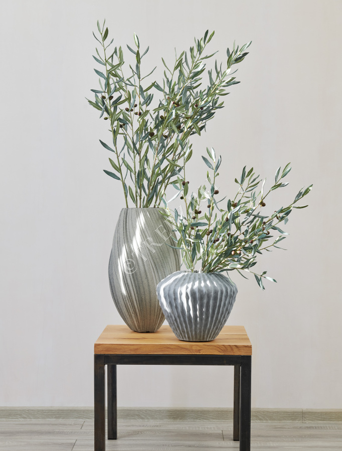 Ветвь оливы интерьерная с плодами (серия Prime) фото