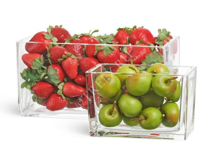 Яблочки-мини зеленые в коробке фото