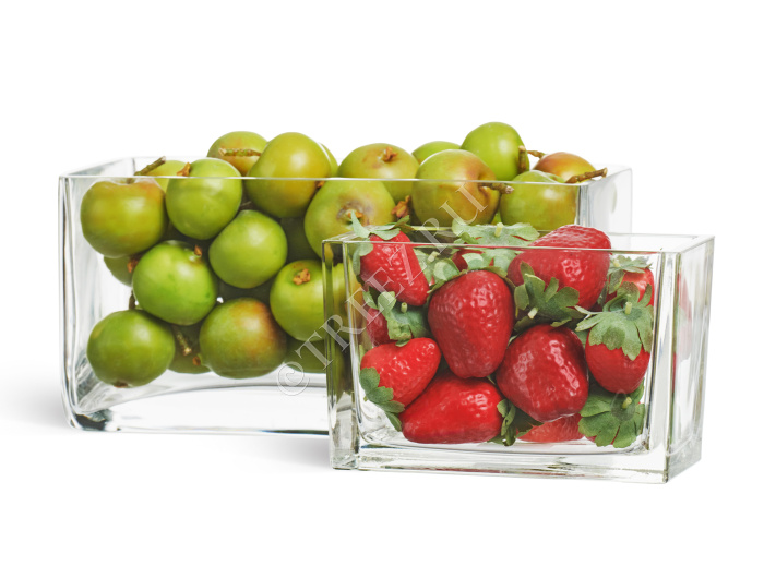 Яблочки-мини зеленые в коробке фото