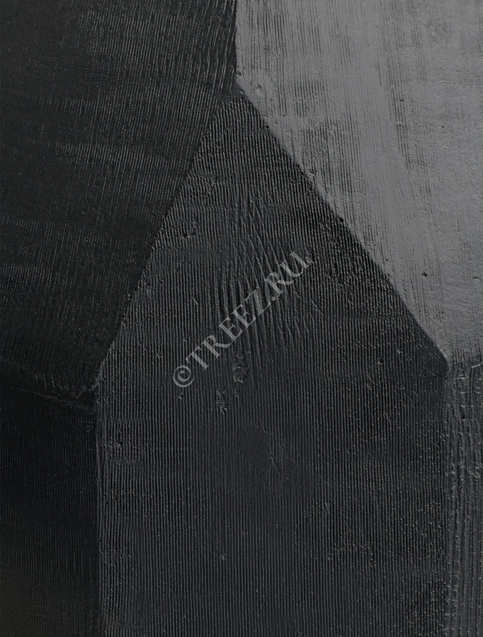 Кашпо TREEZ Effectory - Anthra - Design-многогранник - Антрацит фото