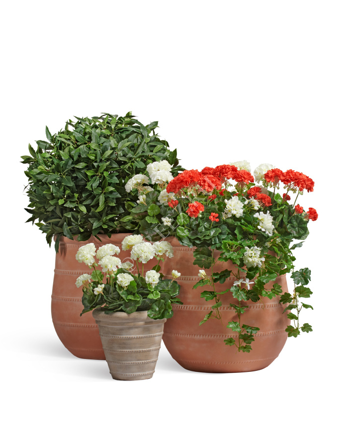 Кашпо TREEZ ERGO - Italica - Классический конус - Капучино фото