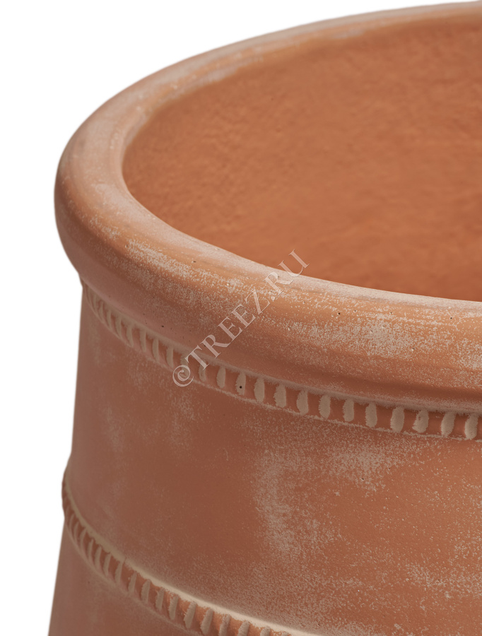 Кашпо TREEZ ERGO - Italica - Высокая чаша - Терракот  фото
