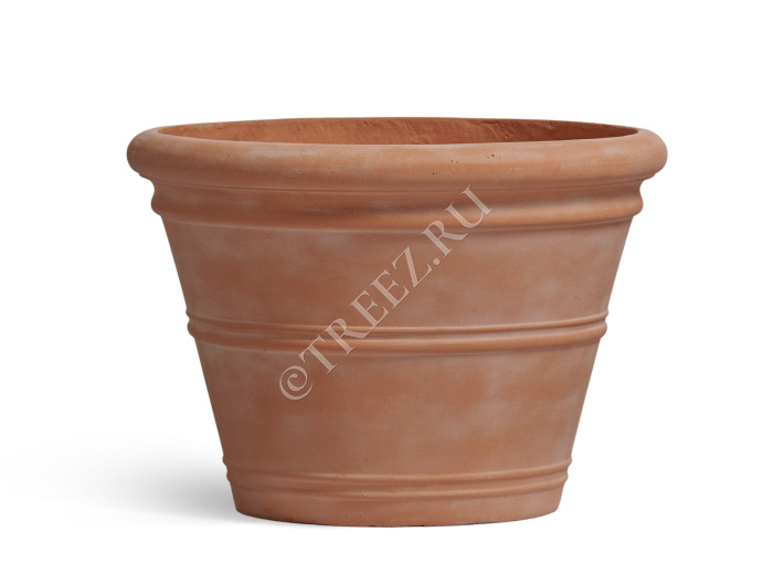Кашпо TREEZ ERGO - Italica - Классический конус - Терракот фото