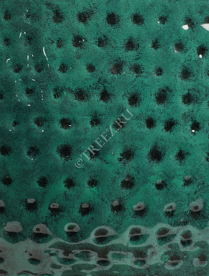 Кашпо TREEZ Effectory - Ron - Чаша Classic - Зелёно-голубой Нефрит (эмаль) фото