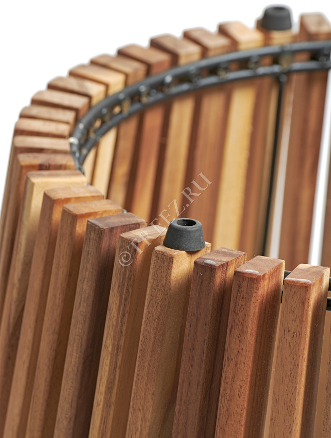 Кашпо TREEZ Effectory - Timberline - Конус - Тёмное дерево фото