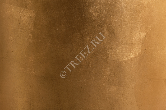 Кашпо TREEZ Effectory - Metal - Высокий конус Giant - Сусальное золото фото