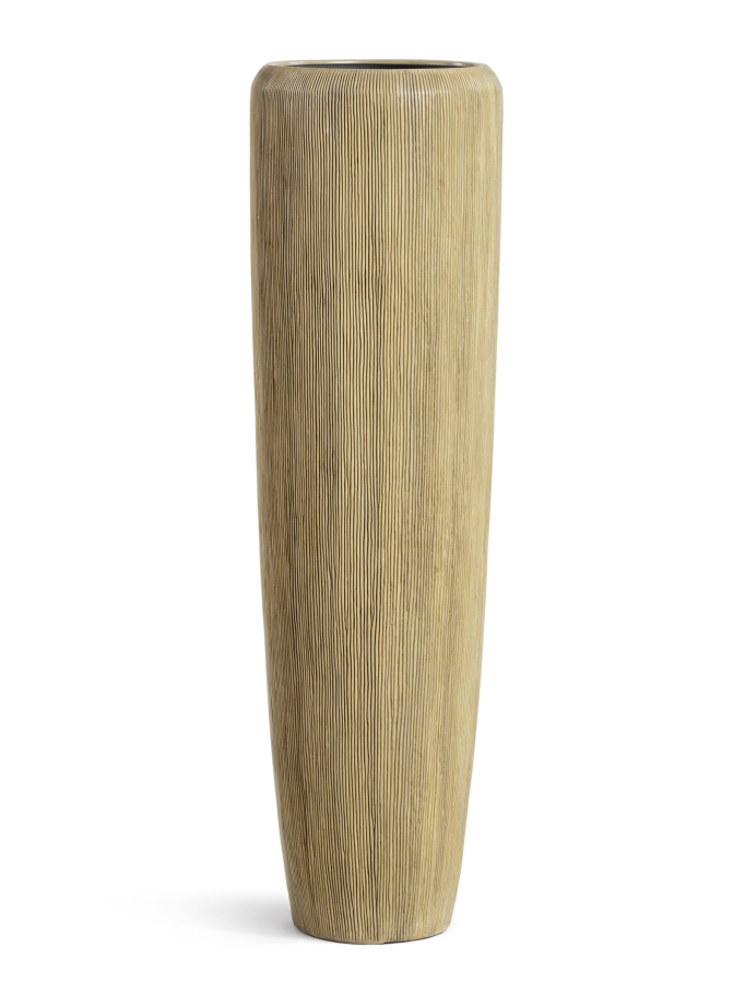 Кашпо TREEZ Effectory - Wow - Высокий конус Design - Песчаная дюна фото