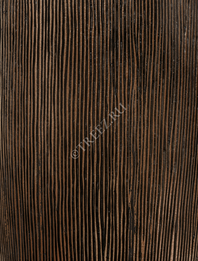 Кашпо TREEZ Effectory - Wow - Высокий конус Design - Тёмное матовое золото фото