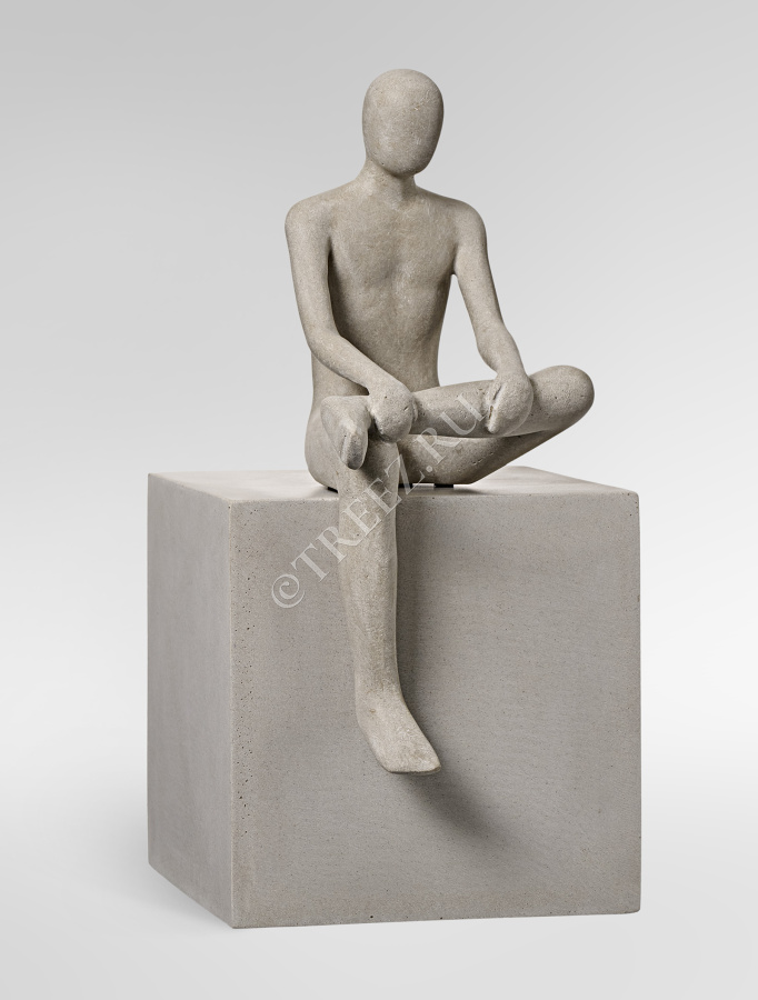 Скульптура TREEZ Effectory - Philosopher's Stone - Уверенность - Белый песок фото