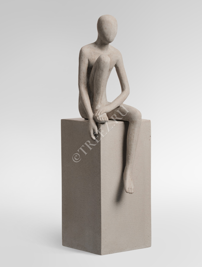 Скульптура TREEZ Effectory - Philosopher's Stone - Мечты о будущем - Белый песок фото