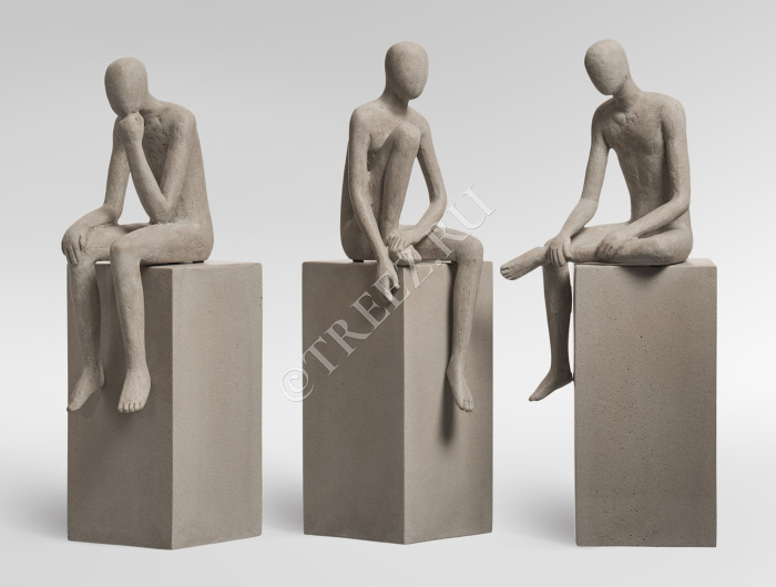 Скульптура TREEZ Effectory - Philosopher's Stone - Мечты о будущем - Белый песок фото