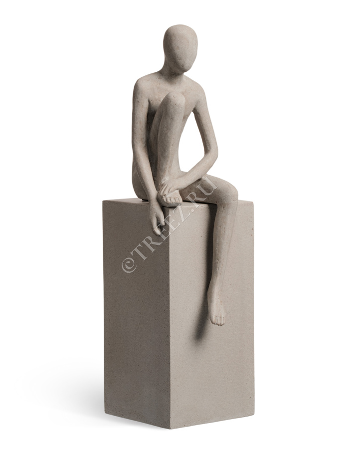 Скульптура TREEZ Effectory - Philosopher's Stone - Мечты о будущем - Белый песок фото