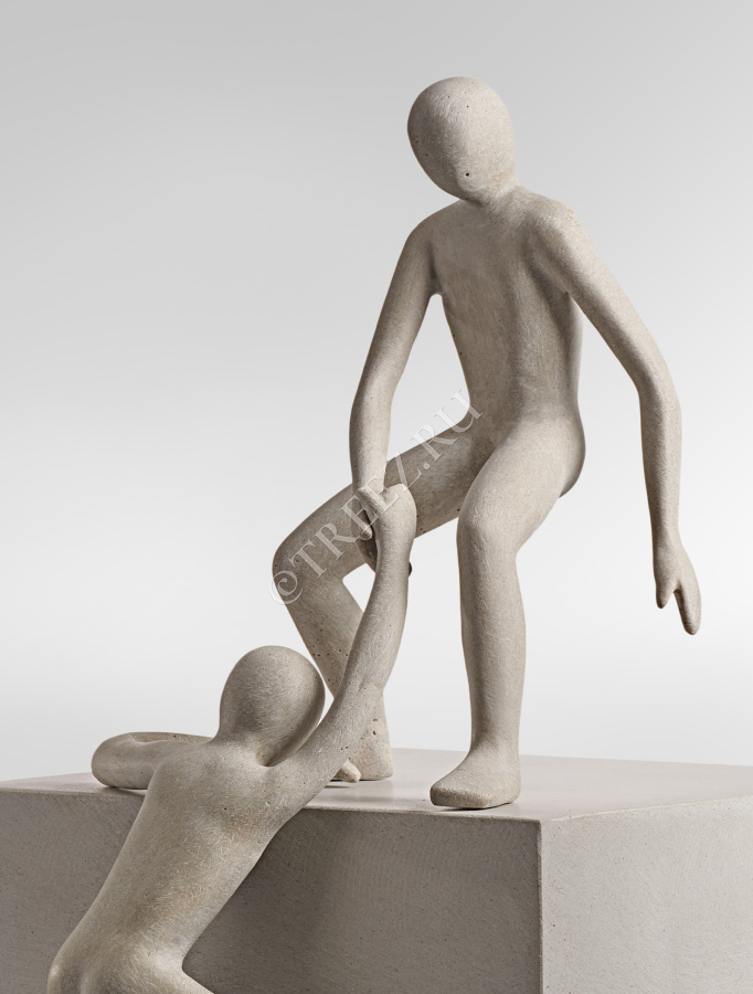 Скульптура TREEZ Effectory - Philosopher's Stone - Основа мироздания - Белый песок фото