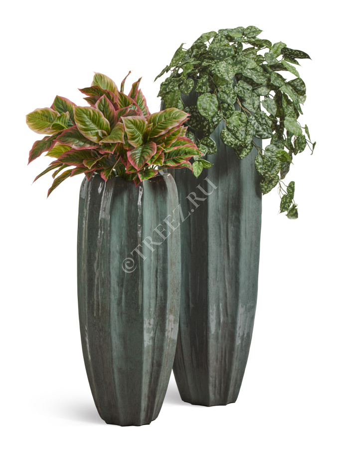 Сет № 108 - Композиция в высоких кашпо Treez Effectory Aura фото