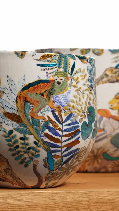 Кашпо TREEZ Effectory - Savage Garden - Чаша - Wild фото